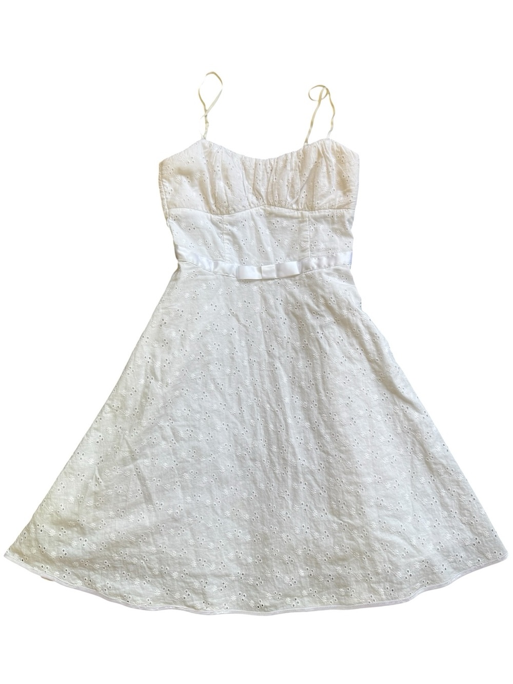 Y2K Be Cool Floral Eyelet Sundress